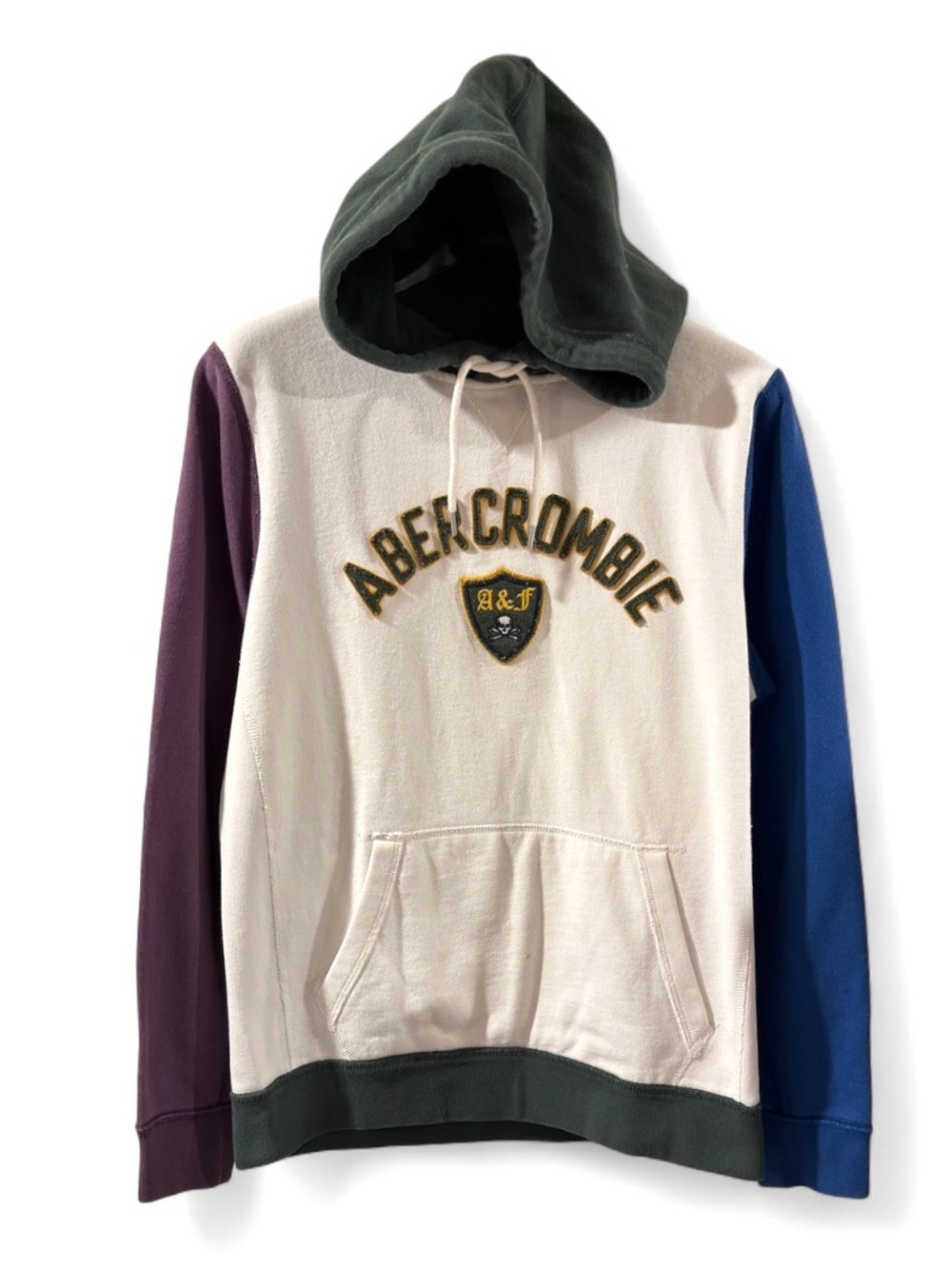 Vintage Y2K Abercrombie & Fitch Multicolor Hoodie Sweatshirt Size Men’s Medium